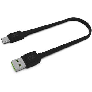 Produktbild für Ladekabel Green-Cell GC Matte, schwarz, 0,25m