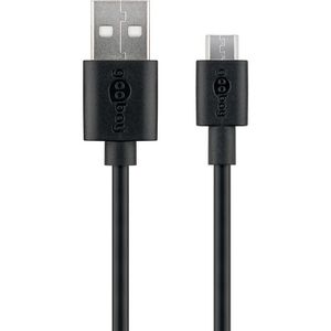 Ladekabel Goobay 72227, schwarz, 1m