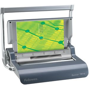 Produktbild für Bindegerät Fellowes Quasar Wire, A4, manuell
