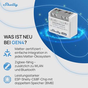 Produktbild für Stromzähler Shelly EM Mini Gen4, WLAN