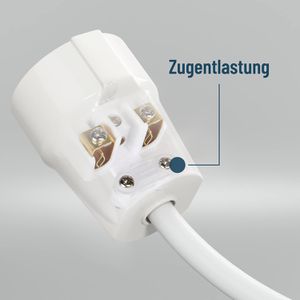 Produktbild für Schutzkontakt-Kupplung Greate 503020, weiß