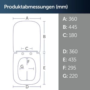Produktbild für WC-Sitz Ideal-Standard i.Life B T468301, D-Form, Duroplast