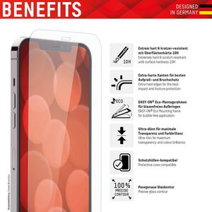 Produktbild für Displayschutzfolie Displex Real Glass 2D, 10H