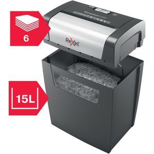 Produktbild für Aktenvernichter Rexel 2104569EU Momentum X406, schwarz