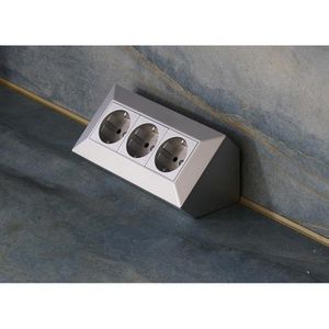 Produktbild für Tischsteckdose ChiliTec 23632, ohne Zuleitung