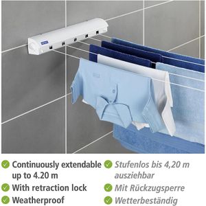 Produktbild für Wandwäschetrockner Wenko Wand-Wäscheleinen