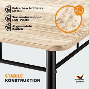 Produktbild für Esstisch CASARIA Leo, 109682, eiche