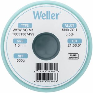Produktbild für Lötzinn Weller T0051387499, Flussmittel, bleifrei