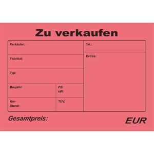 Produktbild für Kaufvertrag RNK 586/10 für gebrauchtes Kfz, A4