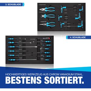 Produktbild für Werkzeugwagen NTG WZW.3010, bestückt