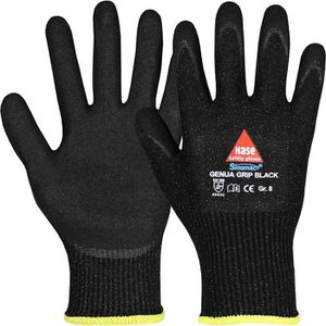 Schnittschutzhandschuhe Hase Genua Grip Black