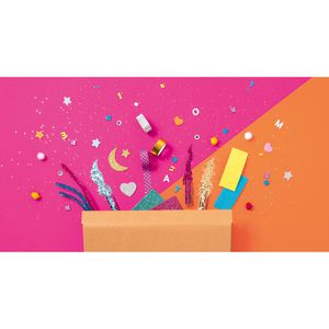 Produktbild für Bastelset Folia 937 Kreativ Box Glitter