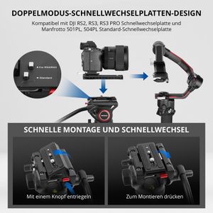 Produktbild für Stativ Neewer TP74, Höhe bis 187 cm