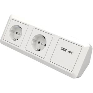 Tischsteckdose McPower CUP, mit 0,15m Kabel