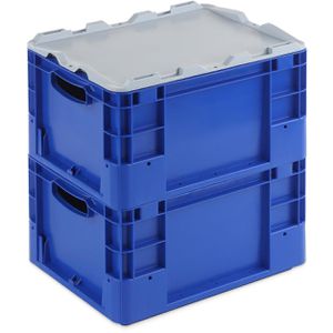 Produktbild für Eurobox Alpha-Paletten Silverline, blau, 20 Liter