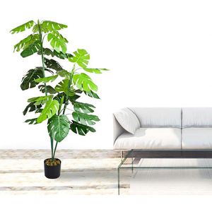 Produktbild für Kunstpflanze Decovego Monstera Fensterblatt