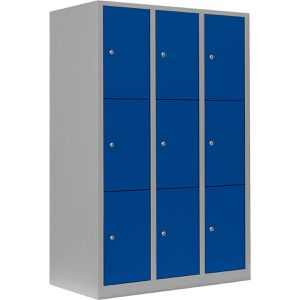 Produktbild für Schließfachschrank Lüllmann 523331, blau