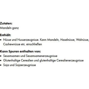 Produktbild für Mandeln JedenTag ohne Schale