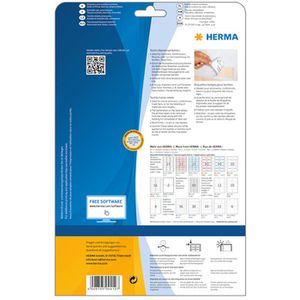 Produktbild für Namensetiketten Herma 4412, weiß