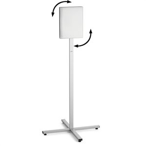 Produktbild für Infoständer Durable Info aus Aluminium, silber, A4