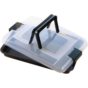 Backblech Kaiser Inspiration Bake&Take, schwarz, aus Stahl