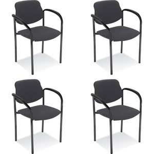 Besucherstuhl Nowy-Styl Styl arm black, stapelbar