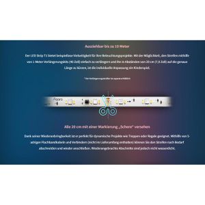 Produktbild für LED-Streifen Aqara T1, dimmbar, weiß + RGB