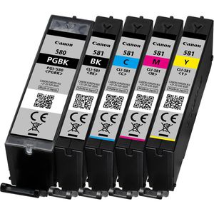 Produktbild für Tinte Canon PGI-580PGBK + CLI-581 BK, C, M, Y