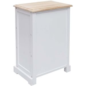 Produktbild für Kommode Mendler HWC-K87, 97675, natur / weiß