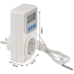 Xavax Steckdosenthermostat Premium, für Heizung oder Klimagerät,  Kabelsensor – Böttcher AG