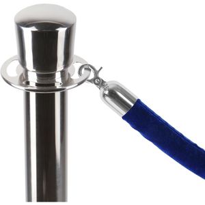 Absperrkordel Showdown-Displays aus Stoff, blau