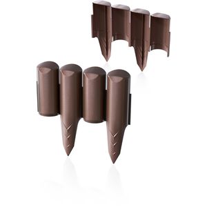 Produktbild für Rasenkante Prosperplast IPBO, braun, UV-beständig, flexibel