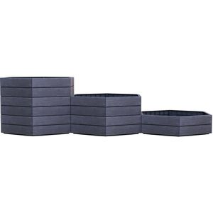 Produktbild für Hochbeet Garantia Ergo Vario 1 Wood, Kunststoff