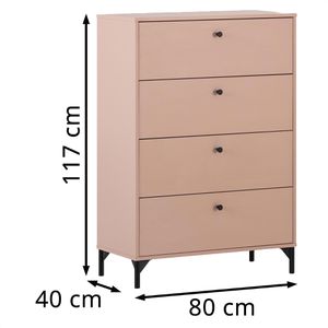 Produktbild für Kommode Schildmeyer Smash, 701904, apricot