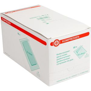 Produktbild für Mullkompressen Nobamed 712120, aus Baumwolle, steril