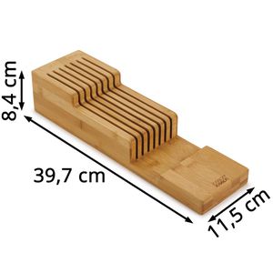 Produktbild für Besteckkasten JosephJoseph DrawerStore, braun, aus Bambus