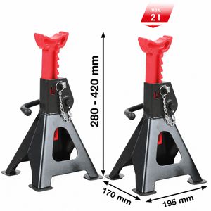 Produktbild für Unterstellbock KS-Tools 160.1245, Tragkraft 2t