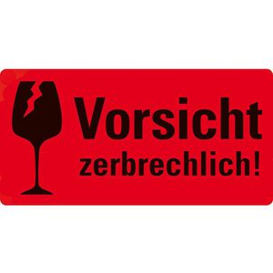 Produktbild für Hinweisetiketten Zweckform 7211, Zerbrechlich
