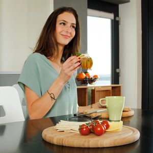 Produktbild für Schneidebrett Relaxdays 10022153 aus Bambus