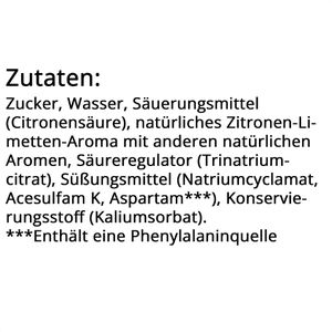 Produktbild für Sirup Sodastream Zitrone-Limette
