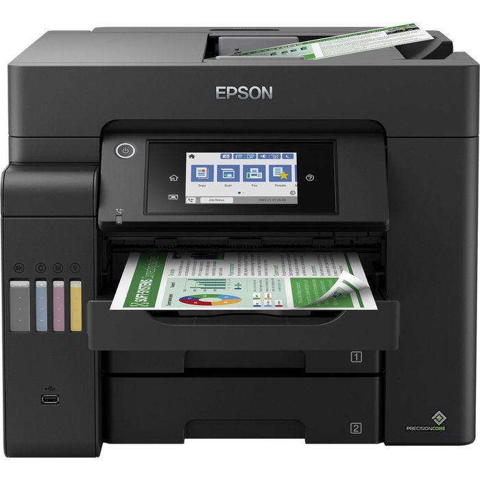 Epson Multifunktionsgerät EcoTank ET-5800, ADF, Kopierer, Fax, Scanner,  Tintenstrahldrucker – Böttcher AG