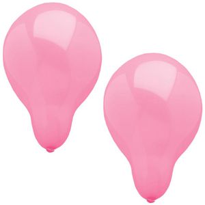 Papstar Luftballons 19888, rosa, rund, Ø 25 cm, 10 Stück