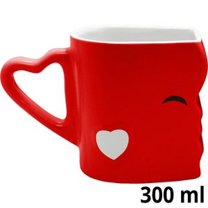 Produktbild für Kaffeetassen Miamio Küssende Tassen, 300ml