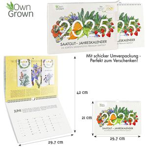 Produktbild für Bildkalender OwnGrown Saatgut Jahreskalender, 2027