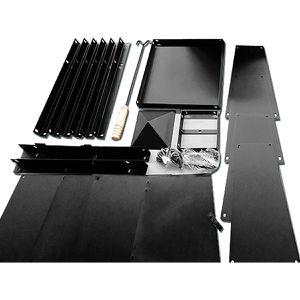 Produktbild für Terrassenofen Gardebruk Pyramide, schwarz, aus Stahl