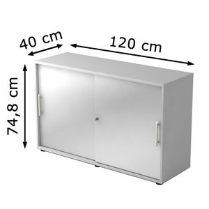 Produktbild für Schiebetürenschrank Hammerbacher 1752S, abschließbar