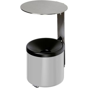 Aschenbecher VAR WH10, 33351, für Outdoor, mit Dach
