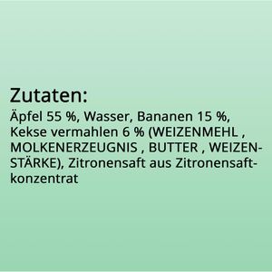 Produktbild für Fruchtpüree Bebivita Banane in Apfel mit Keks, 70% Frucht
