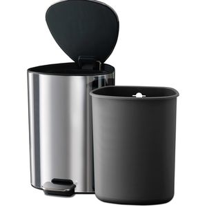 Produktbild für Mülleimer JosephJoseph EasyStore, silber