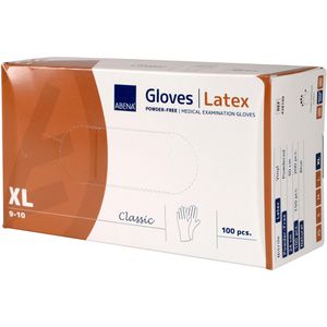 Produktbild für Einmalhandschuhe Abena Classic, natur, 100 Stück